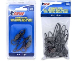 American Fishing Wire Stainless Steel Ball Bearing Snap Swivels -BKK Fishing Gear Shop american fishing wire stainless steel ball bearing snap swivels 12284.1651171816
