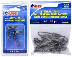American Fishing Wire Stainless Steel Ball Bearing Snap Swivels -BKK Fishing Gear Shop american fishing wire stainless steel ball bearing snap swivels 31570.1651171815