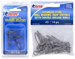 American Fishing Wire Stainless Steel Ball Bearing Snap Swivels -BKK Fishing Gear Shop american fishing wire stainless steel ball bearing snap swivels 87583.1651171815