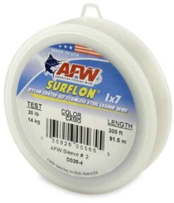 American Fishing Wire Surflon 1 X 7 Nylon Coated Stainless Steel Wire
