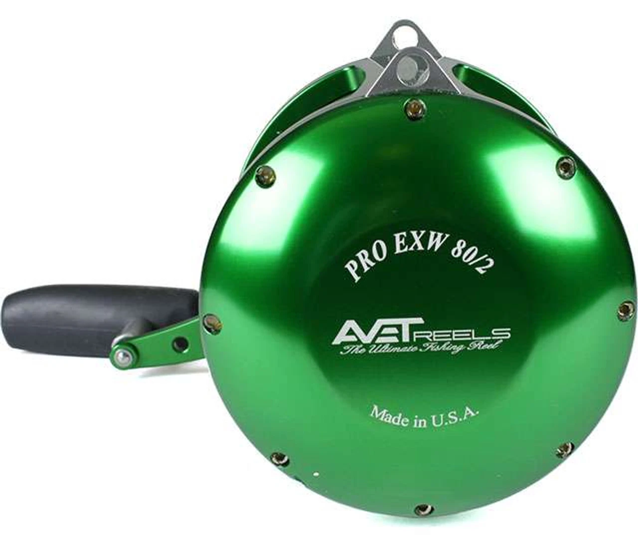 Avet EXW 80/2 Two-Speed Lever Drag Big Game Reel Green 2 Avet EXW 80/2 Two-Speed Lever Drag Big Game Reel Green - Image 2