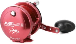 Avet HXJ 5/2 Two-Speed Lever Drag Casting Reel Red