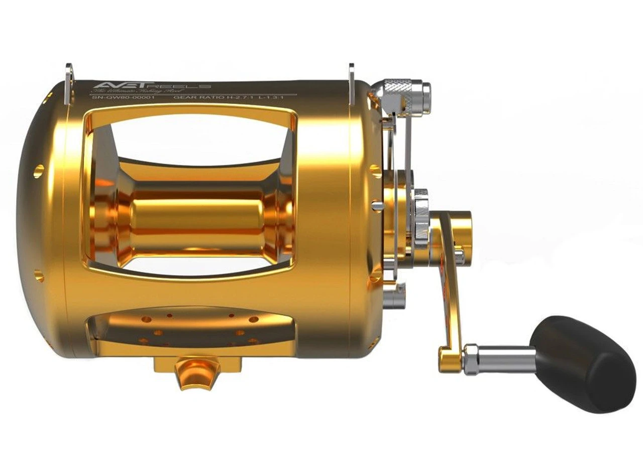 Avet T-RX 80W 2-Speed Lever Drag Big Game Reel Gold 1 Avet T-RX 80W 2-Speed Lever Drag Big Game Reel Gold