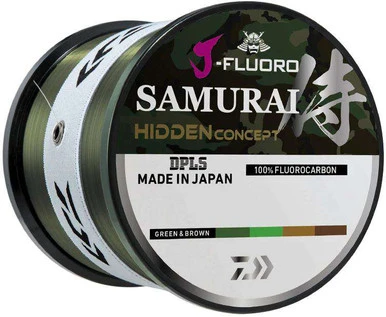 Daiwa J-Fluoro Samurai Hidden Concept Fluorocarbon Line 16lb - 1000yd 1 Daiwa J-Fluoro Samurai Hidden Concept Fluorocarbon Line 16lb - 1000yd