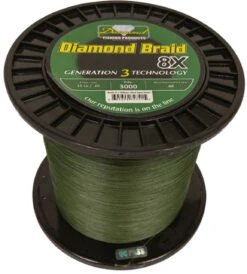 Diamond Braid Generation III 8X Braided Line - Green