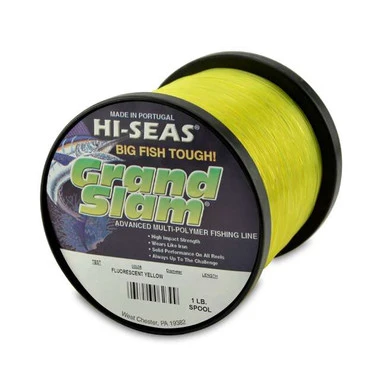 Hi-Seas Grand Slam Mono 1 Lb. Spool Fluorescent Yellow 1 Hi-Seas Grand Slam Mono 1 Lb. Spool Fluorescent Yellow