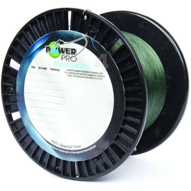 Power Pro PowerPro Maxcuatro Braided Fishing Line Moss Green 3000yd Spools 1 Power Pro PowerPro Maxcuatro Braided Fishing Line Moss Green 3000yd Spools