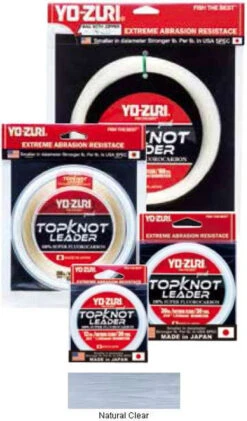 Yo-Zuri TopKnot Leader - 30 Yds - 50 Lb - Natural Clear
